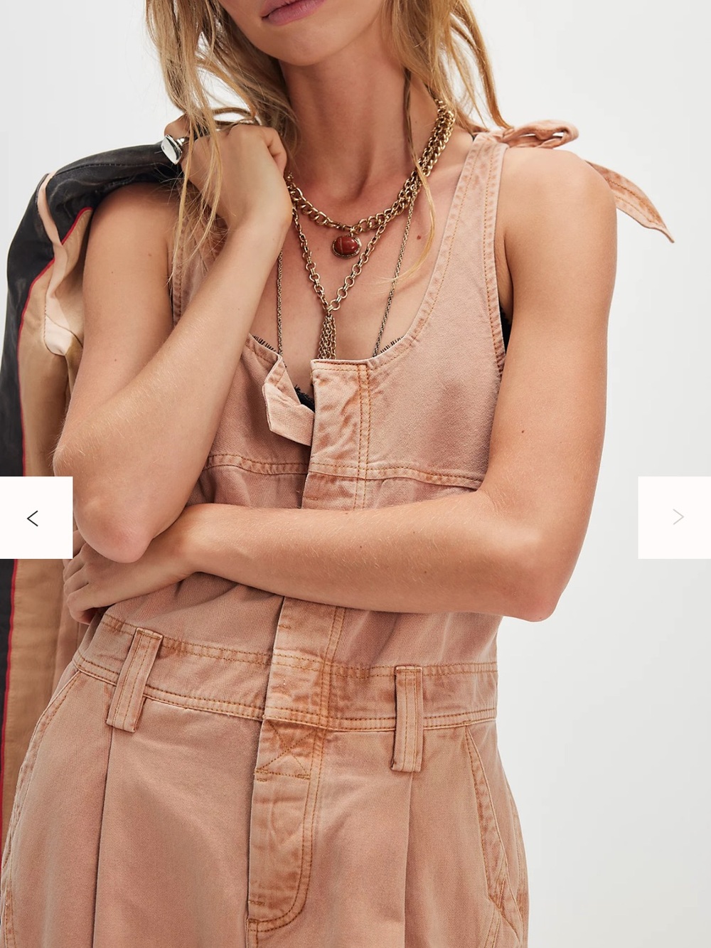 Free People Must Have Wide Leg Overalls - Picture 3 of 3